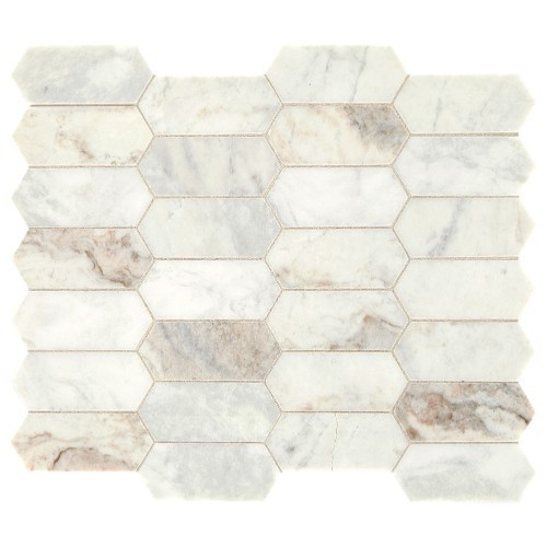 Daphne White - Elongated Hex