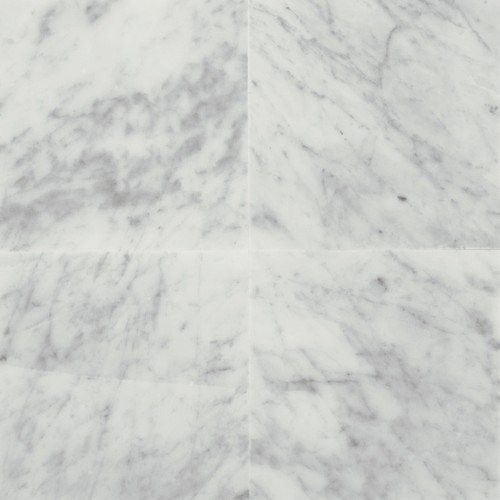 Carrara White 12x12 Honed