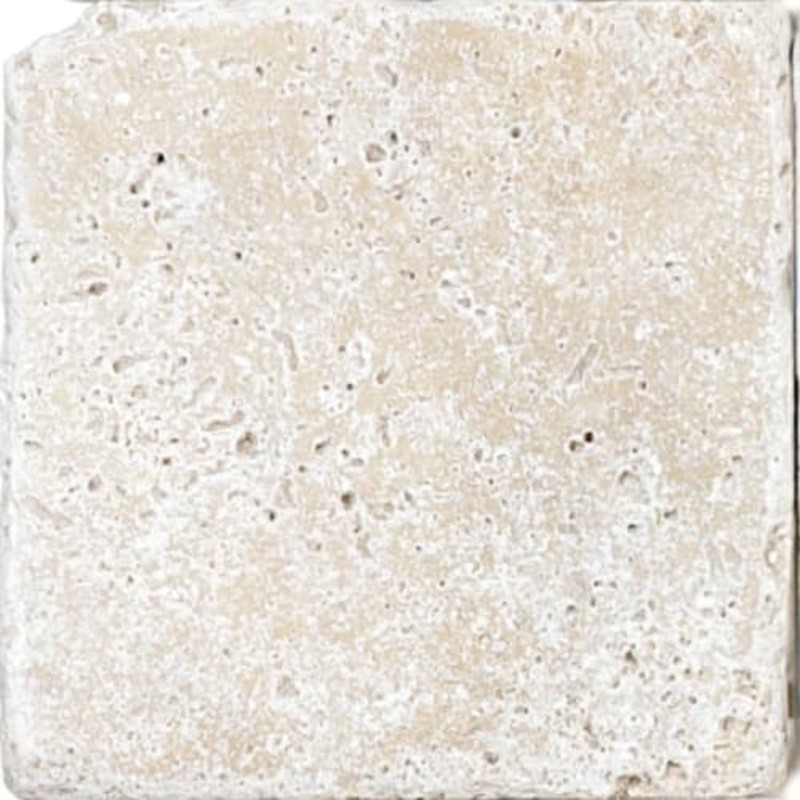 Color Tumbled Rigid Ivory Travertine Tumbled 4x4 by Anatolia in Allen and McKinney, TX ...