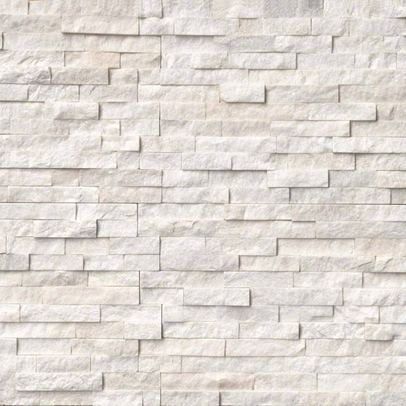 Monolith Stack Color Rockmount Stacked Stone Collection Arctic White by MSI in Kansas City ...