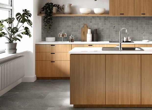 High Ridge Deep Taupe 12x12 Mosaic by Florida Tile in Portland Metro ...