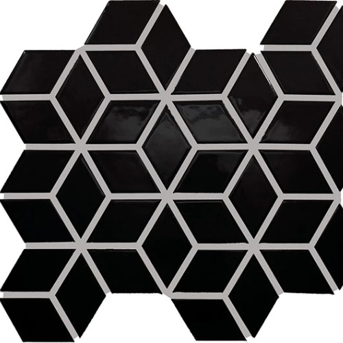 ♥春の特価10%OFF　レイモンドルデュックRaymonde Leducタイル画 Color Wheel Retro Peacock Chevron by Dal Tile in Morgan Hill, and